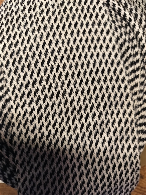 Grå-sort Musel 10cm tubestrik 1m